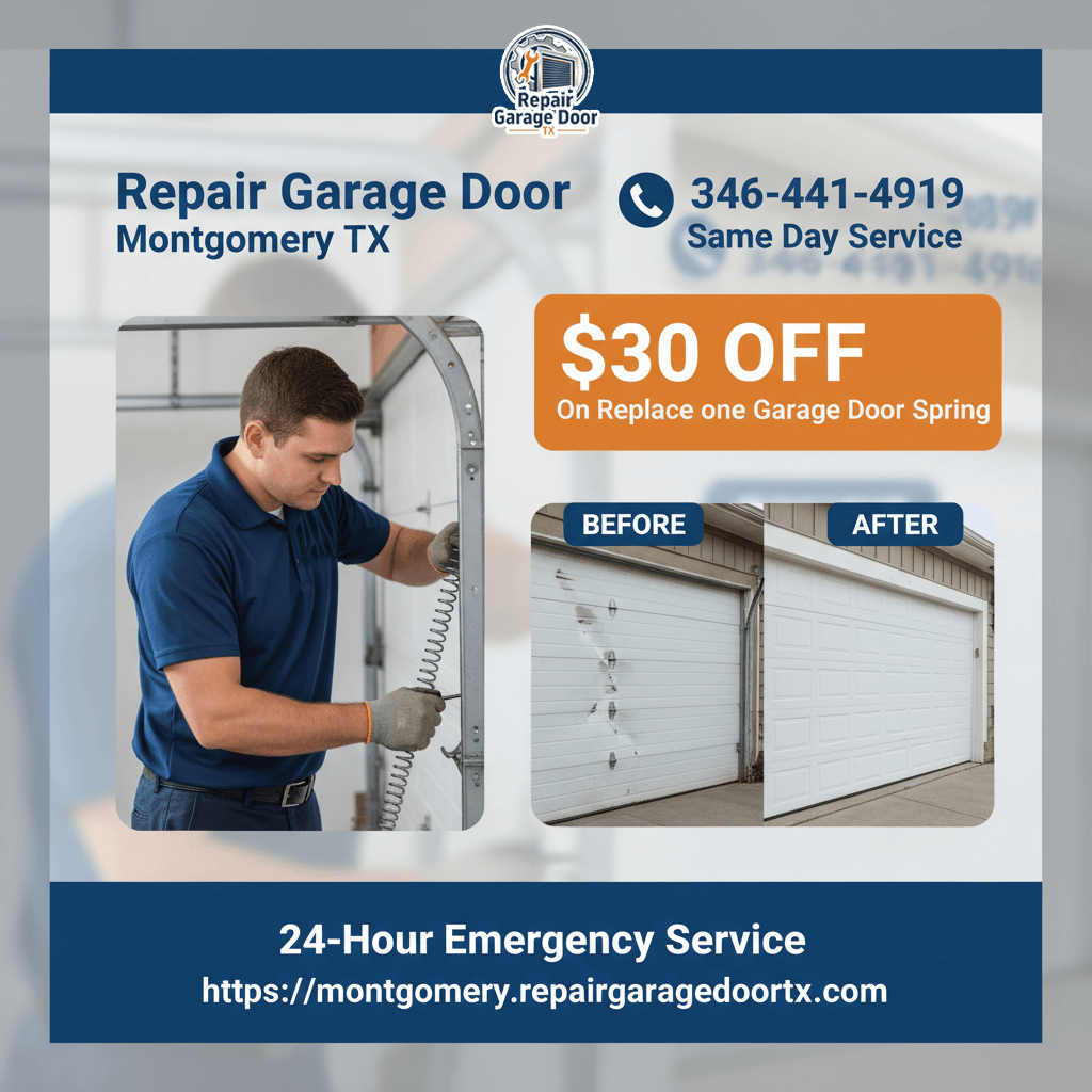 Repair Garage Door Montgomery TX